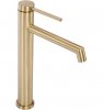 REA - Bateria Umywalkowa FOSS Złota Szczotkowana / Gold Brush wysoka